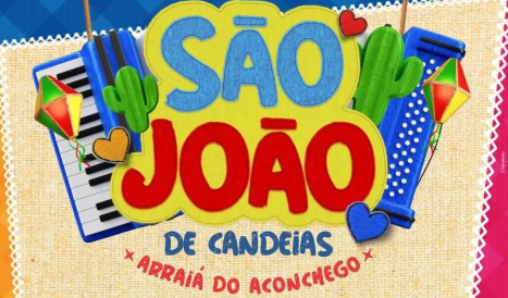 Prefeitura de Candeias divulga programação do São João da cidade, o Arraiá do Aconchego