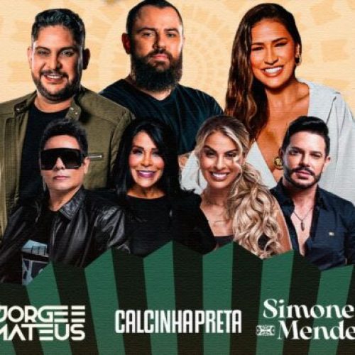 Jorge e Mateus, Simone e Calcinha Preta são as primeiras atrações confirmadas no Arraiá do Berimbau 2025