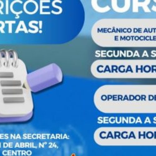 Candeias: Prefeitura abre inscrições em cursos de qualificação para jovens e adultos
