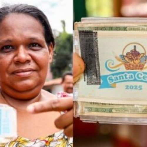 Prefeitura de Candeias inicia entrega de tickets da Santa Cesta para 20 mil famílias