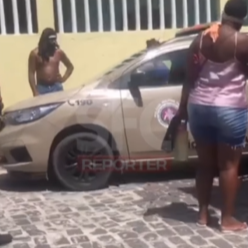 Multidão e grandes filas são registradas no 1º dia de distribuição da cesta e do peixe em São Francisco do Conde
