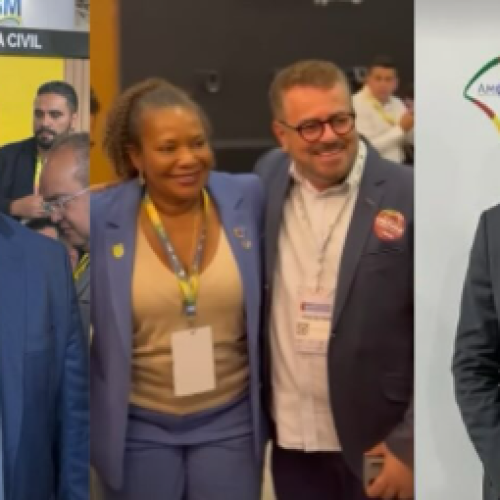 Prefeitos da região participam de encontro de prefeitos em Brasília
