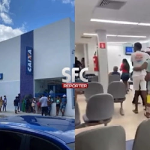 Segurança da Caixa atira e mata cliente em agência de Dias D’Ávila
